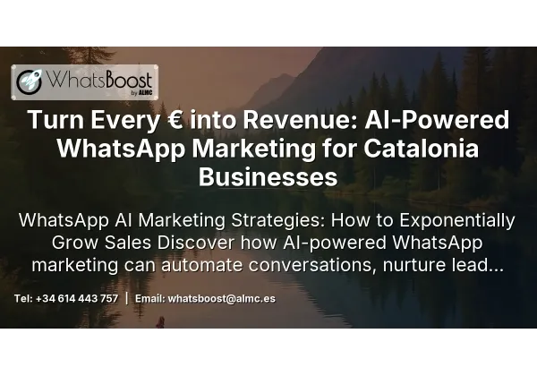Turn Every € into Revenue: AI‑Powered WhatsApp Marketing for Catalonia Businesses