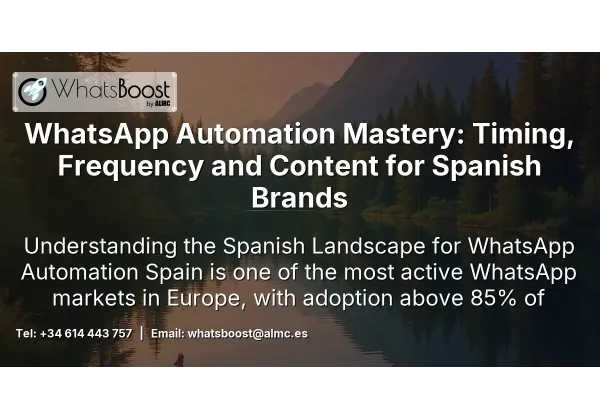 WhatsApp Automation Mastery: Timing, Frequency and Content for Spanish Brands