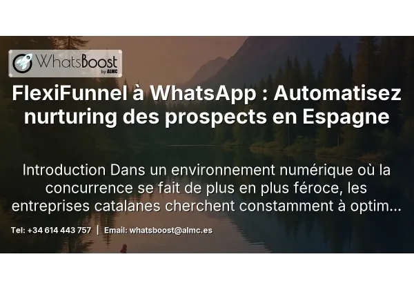 FlexiFunnel à WhatsApp : Automatisez nurturing des prospects en Espagne