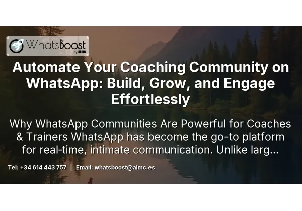 Automate Your Coaching Community on WhatsApp: Build, Grow, and Engage Effortlessly