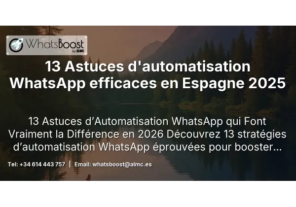 13 Astuces d'automatisation WhatsApp efficaces en Espagne 2025