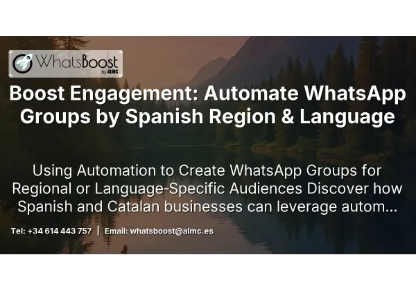 Boost Engagement: Automate WhatsApp Groups by Spanish Region & Language