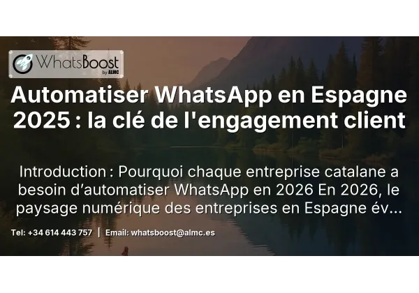 Automatiser WhatsApp en Espagne 2025 : la clé de l'engagement client