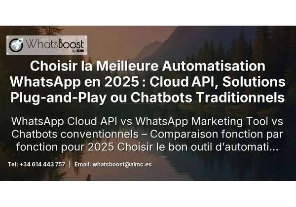Choisir la Meilleure Automatisation WhatsApp en 2025 : Cloud API, Solutions Plug‑and‑Play ou Chatbots Traditionnels
