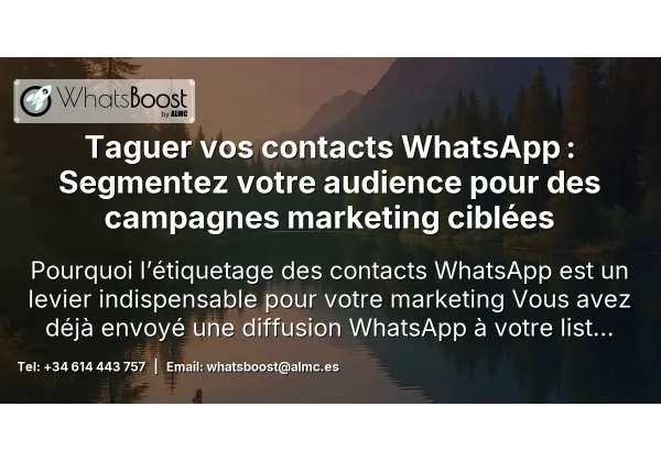 Taguer vos contacts WhatsApp : Segmentez votre audience pour des campagnes marketing ciblées