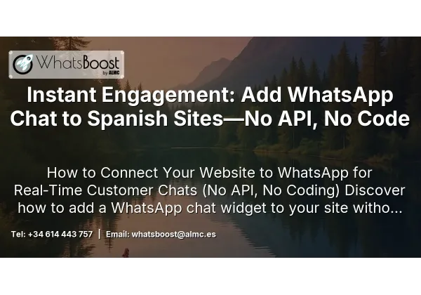 Instant Engagement: Add WhatsApp Chat to Spanish Sites—No API, No Code
