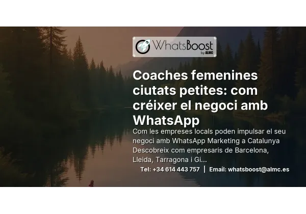 Coaches femenines ciutats petites: com créixer el negoci amb WhatsApp