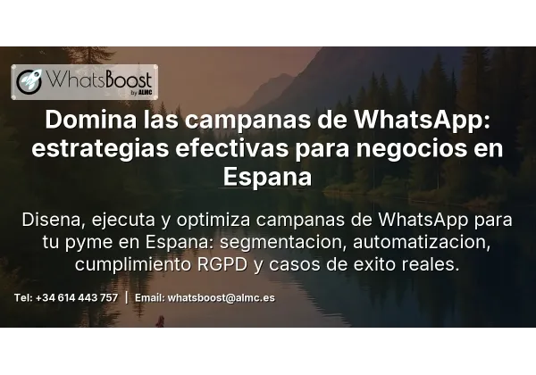 Domina las campanas de WhatsApp: estrategias efectivas para negocios en Espana