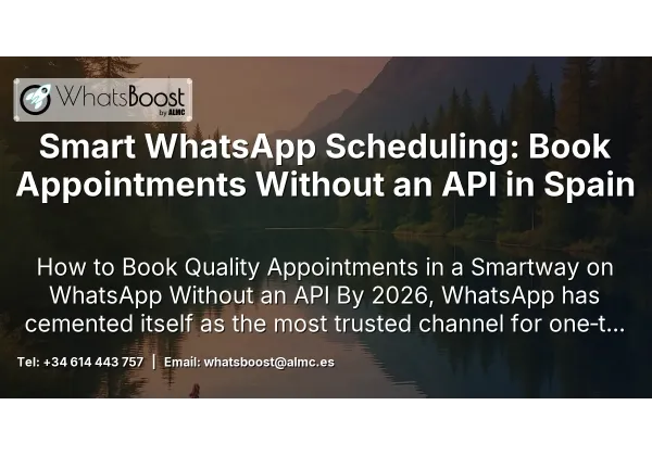 Smart WhatsApp Scheduling: Book Appointments Without an API in Spain
