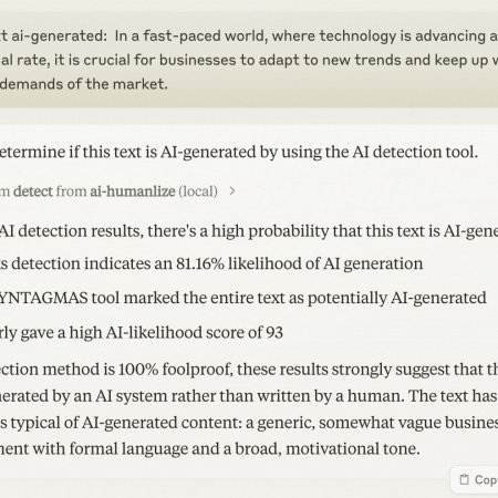 MCP Server AI Humanize MCP Server - Productivity