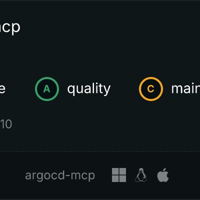 MCP Server ArgoCD MCP Server - Cloud Service