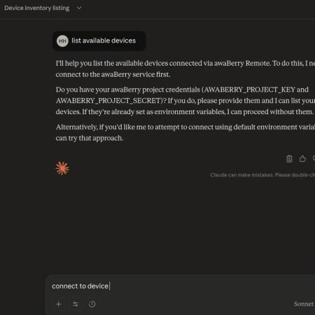 awaBerry device as a service - MCP Server in file-system Secured by ALMC Security