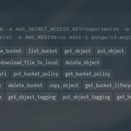 AWS S3 - MCP Server in cloud-storage Secured by ALMC Security