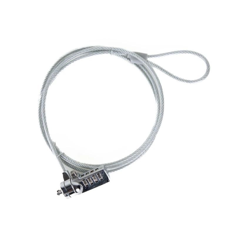 iggual SECURE 4D IGG318928 security cable 1.8 m silver