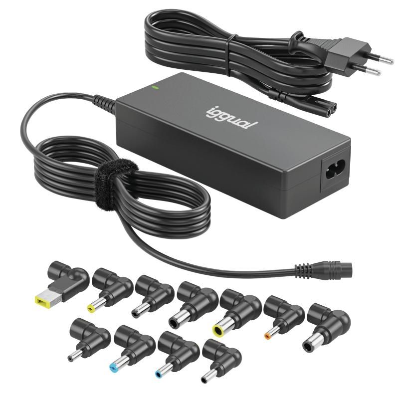 iggual CUA-11T-90W universal automatic charger black