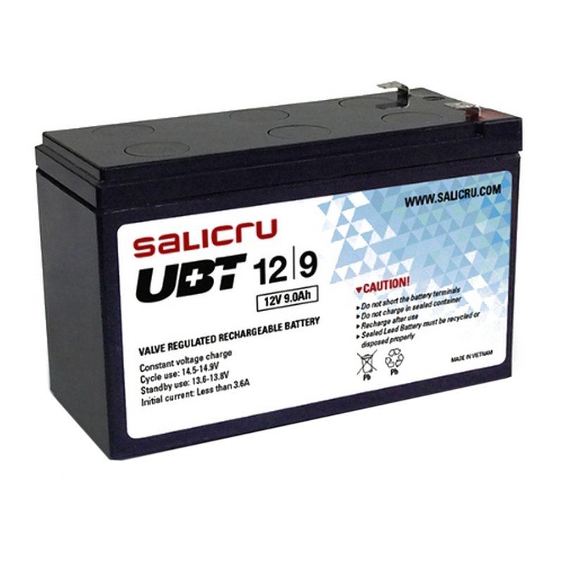 Salicru UBT Battery 9Ah 12V VRLA for UPS