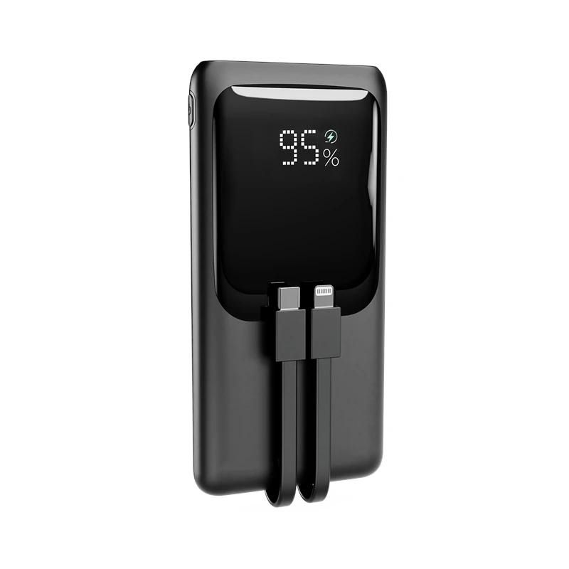 Powerbank Gembird PB10-PD20-LCD-01 10000 mAh 20 W con cables