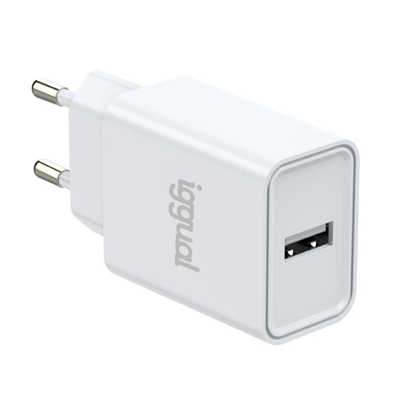 iggual IGG318188 wall charger 1xUSB-A 12W white