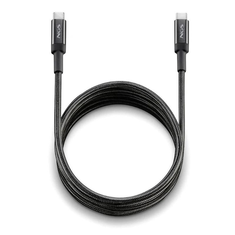 Cable USB C a USB C NGS KNOT100W-2 2 m 100 W
