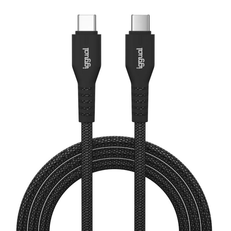 iggual USB-C to USB-C Cable IGG319765 60W 1 m Black