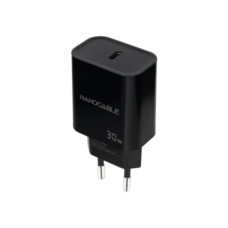 Carregador de paret USB-C PD 30W Nanocable 10.10.2010 negre