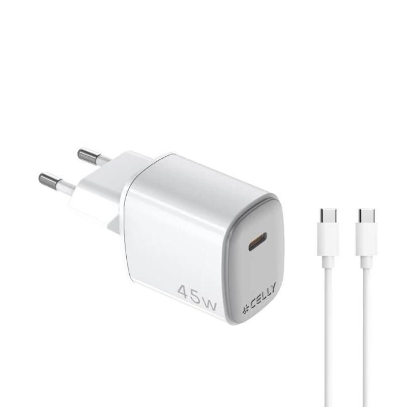 Charger or power adapter CELLY 45W Usb-C + Cable Usb-C