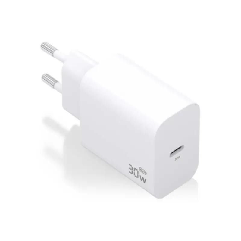 Cargador GaN Aisens A110-0940 30W USB-C PD3.0 Blanco