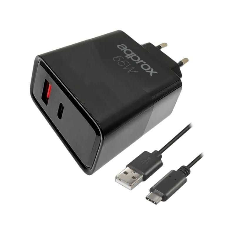 Approx! APPUSBWALL65W 65W PD 3.0 & QC 3.0 Wall Charger