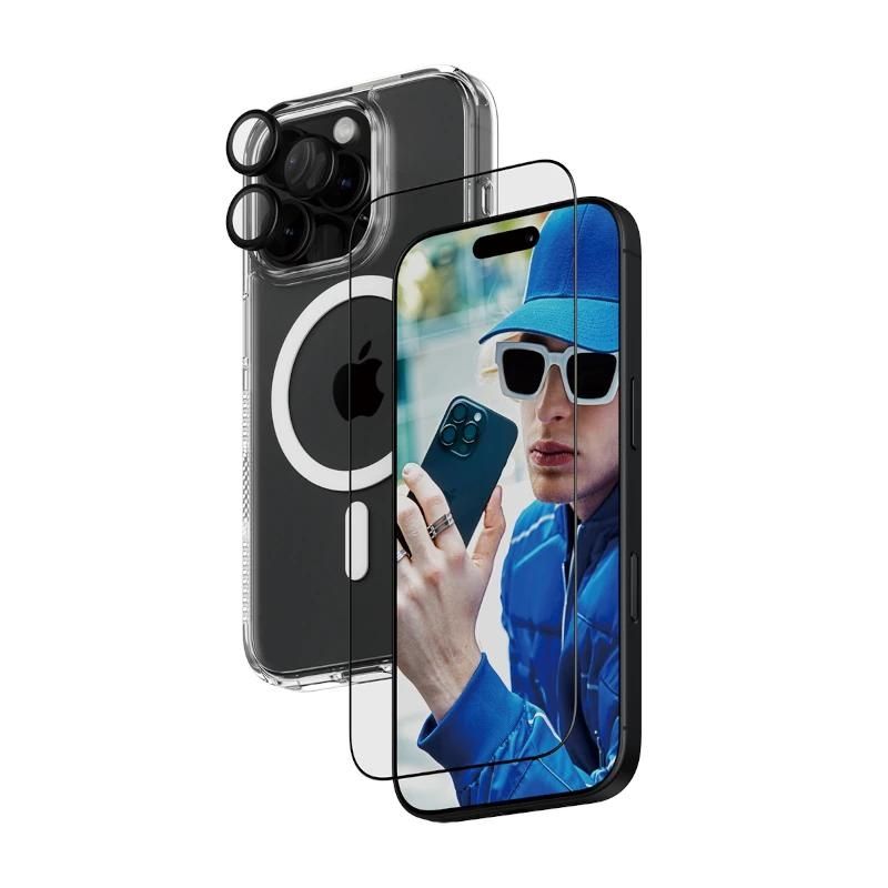 Phone case or protector PanzerGlass 3-in-1 Bundle Protec. iPhone 16 Pro