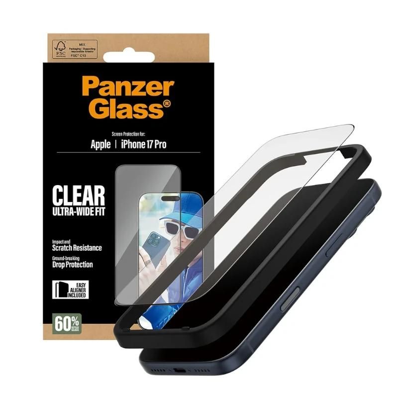 Coque ou protection pour téléphone PanzerGlass Screen Protector iPhone 17 Pro