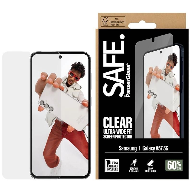 Phone case or protector PanzerGlass SAFE by PanzerGlass Protector Samsung A57