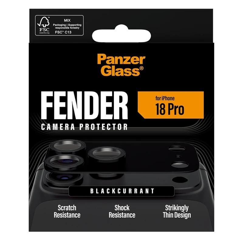 Coque ou protection pour téléphone PanzerGlass Fender Camera Protect iPh 18Pro Black
