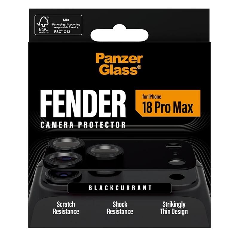 Funda o protector para móvil PanzerGlass Fender Camera Prot iPh 18ProMax Black