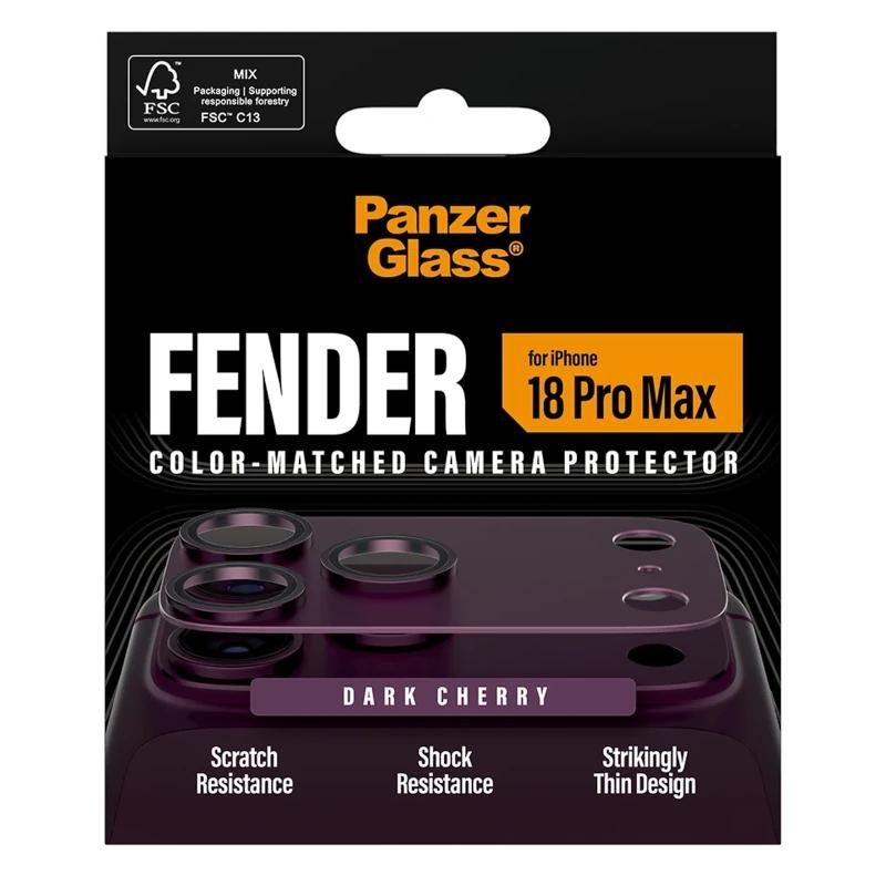 Funda o protector para móvil PanzerGlass Fender Camera Prot iPh 18ProMax Cherry