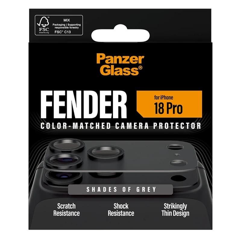 Coque ou protection pour téléphone PanzerGlass Fender Camera Protect iPh 18Pro Grey