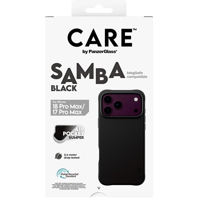 Funda o protector para móvil PanzerGlass Care Samba Case Black iP MagSafe 18ProMax 17ProMax