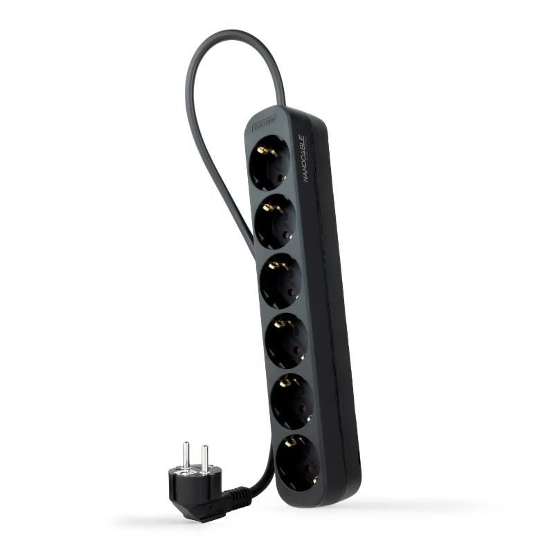 Nanocable 10.37.0006-NS-BK 6-socket power strip black