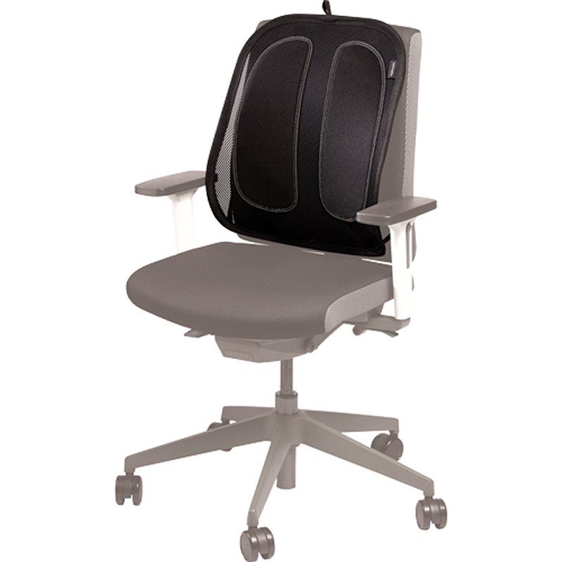 Respaldo lumbar Fellowes 9191301 malla negro ajustable