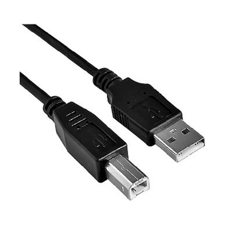 Printer or scanner cable NANOCABLE USB 2.0 Tipo A - B 1.8 M black