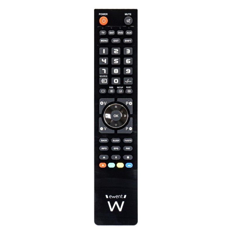 Accessori per a televisor o monitor Ewent EW1570 Mando TV 4 en 1 programable x cable
