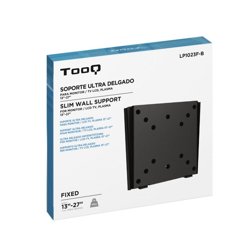 Soporte de pared TooQ LP1023F-B para TV 13"-27" negro