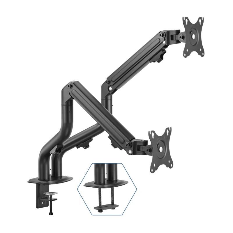 Display mount iggual SPMP02 Soporte pinza 2 monitores 17"-32"pro
