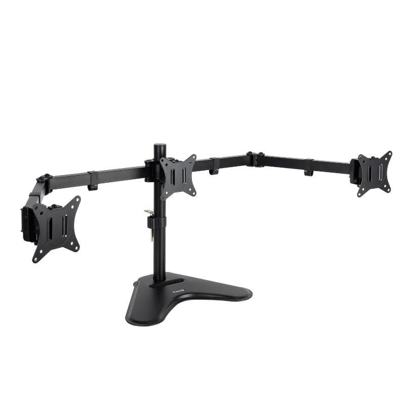 Soporte para pantalla TooQ mesa DB1704TN-B 3 brazos 17-27"