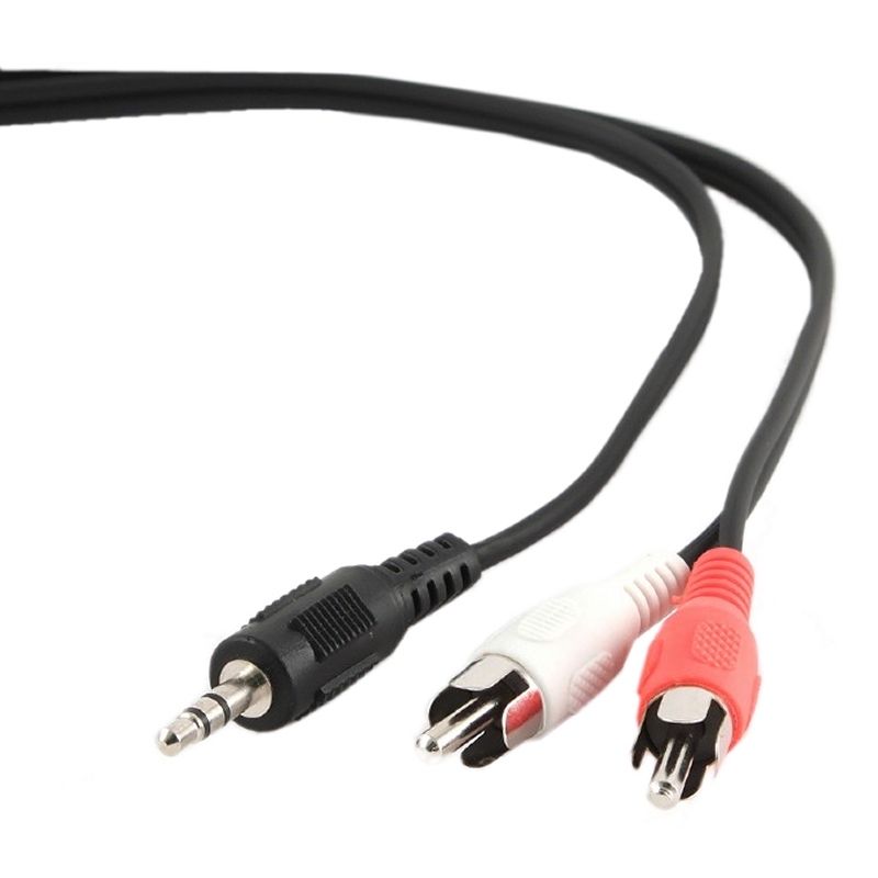 Audio or video cable GEMBIRD Audio 3.5mm(M) a 2 RCA(M) 2.5 Mts