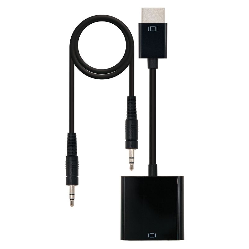 Convertisseur HDMI vers SVGA et audio Nanocable 10.16.2001-BK noir