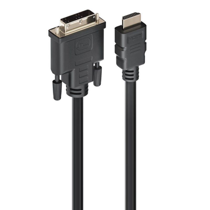 Câble audio ou vidéo Ewent HDMI A DVI-D macho 2,0 metros
