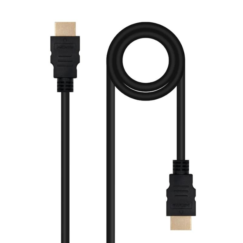 Câble HDMI 2.0 Nanocable 10.15.3802 4K@60Hz 18Gbps A-M/A-M 2m noir