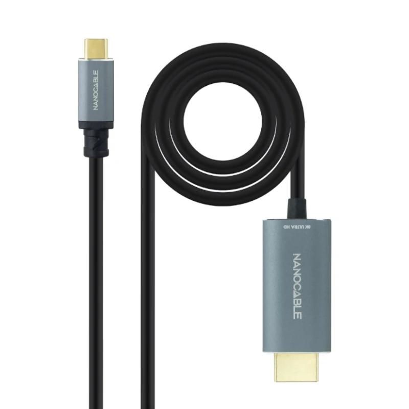 Audio or video cable NANOCABLE Conversor USB-C a HDMI 2.1 8K@60HZ 1.8m