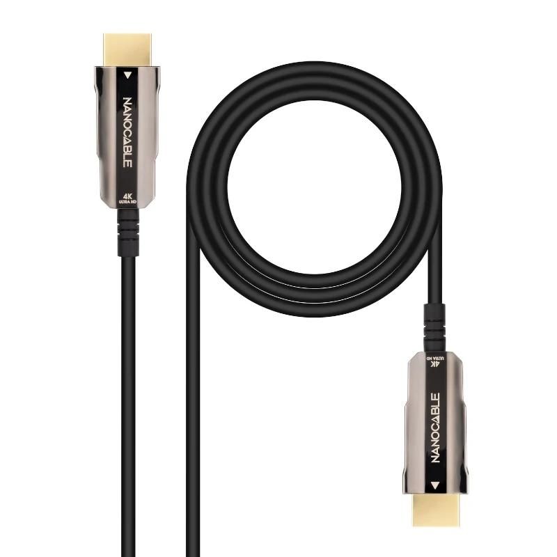 Audio or video cable NANOCABLE HDMI v2.0 AOC 4K@60HZ 18Gbp 20 m