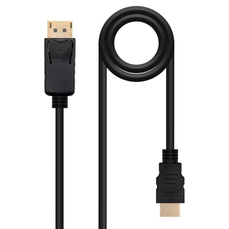 Câble convertisseur DisplayPort vers HDMI Nanocable 10.15.4310 noir 10 m